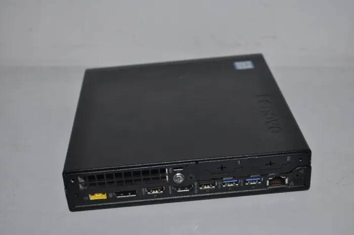 Неттоп Lenovo ThinkCentre M720q Tiny USFF / Intel Core i5-8400T (6 ядер по 1.7 - 3.3 GHz) / 8 GB DDR4 / 240 GB SSD / Intel UHD Graphics 630 / Wi-Fi / Windows 11 Pro + Блок живлення б/в - зображення 4