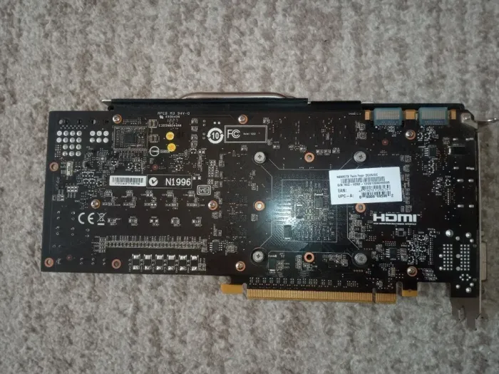 Дискретна відеокарта MSI GeForce GTX 680 Twin Frozr III, 2 GB GDDR5, 256-bit / 1x HDMI, 1x DisplayPort, 2x DVI б/в - зображення 3