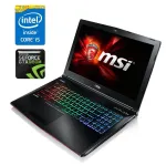 Ігровий ноутбук MSI Apache Pro GE62 6QC / 15.6" (1920x1080) TN / Intel Core i5-6300HQ (4 ядра по 2.3 - 3.2 GHz) / 16 GB DDR4 / 512 GB SSD / nVidia GeForce GTX 960M, 2 GB GDDR5, 128-bit / WebCam б/в