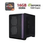 Ігровий ПК Forsage VT5 Black Tower / AMD Ryzen 5 5500 (6 (12) ядер по 3,6 - 4,2 ГГц) / 16 ГБ DDR4 / 480 ГБ SSD / nVidia GeForce GTX 1660 Super, 6 ГБ GDDR6, 192-біт