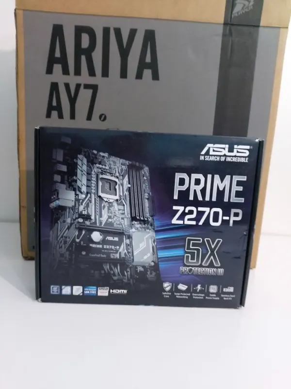 Ігровий ПК 1stPlayer Ariya AY7 Tower / Intel Core i5-7500 (4 ядра по 3,4 - 3,8 ГГц) / 16 ГБ DDR4 / 128 ГБ SSD M.2 + 512 ГБ SSD + 500 ГБ HDD / AMD Radeon RX 570, 8 ГБ GDDR5, 256-біт / 550 Вт б/в - зображення 8