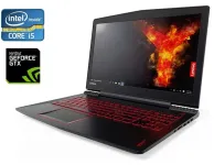 Ігровий ноутбук Б-клас Lenovo Legion Y520-15IKBN / 15.6" (1920x1080) IPS / Intel Core i5-7300HQ (4 ядра по 2.5 - 3.5 GHz) / 8 GB DDR4 / 500 GB SSD / nVidia GeForce GTX 1050, 4 GB GDDR5, 128-bit / WebCam б/в