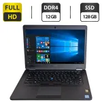 Ноутбук Б-клас Dell Latitude E5470 / 14" (1920x1080) TN / Intel Core i7-6820HQ (4 (8) ядра по 2.7 - 3.6 GHz) / 12 GB DDR4 / 128 GB SSD / Intel HD Graphics 530 / WebCam б/в
