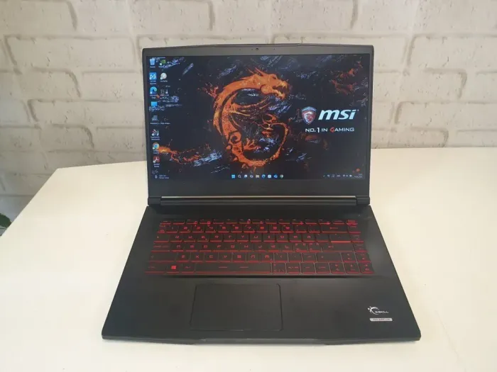 Ігровий ноутбук MSI GF65 Thin 10UE-289NEU / 15.6" (1920x1080) IPS / Intel Core i5-10500H (6 (12) ядер по 2.5 - 4.5 GHz) / 16 GB DDR4 / 512 GB SSD / nVidia GeForce RTX 3060, 6 GB GDDR6, 192-bit / WebCam б/в - зображення 2