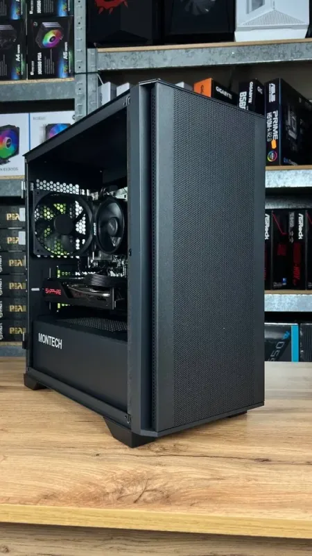 Збірка під замовлення: ігровий ПК GameMax Infinity Mini Tower / AMD Ryzen 5 3600 (6 (12) ядер по 3.6 - 4.2 GHz) / 16 GB DDR4 / 480 GB SSD / AMD Radeon RX 5600 XT, 6 GB GDDR6, 192-bit / 550W б/в - зображення 2