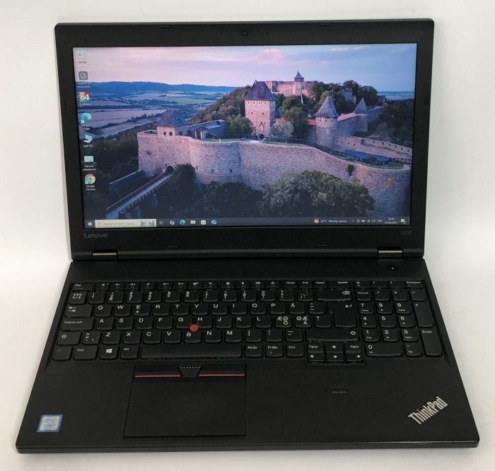 Ноутбук Б-клас Lenovo ThinkPad L570 / 15.6" (1920x1080) IPS / Intel Core i7-7500U (2 (4) ядра по 2.7 - 3.5 GHz) / 8 GB DDR3 / 256 GB SSD / Intel HD Graphics 620 / WebCam / Win 10 Pro б/в - зображення 2