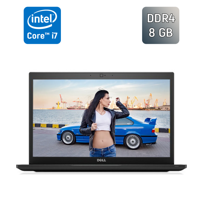 Ультрабук Б-клас Dell Latitude 7480 / 14" (1920x1080) IPS / Intel Core i7-7600U (2 (4) ядра по 2.8 - 3.9 GHz) / 8 GB DDR4 / 256 GB SSD / Intel HD Graphics 620 / WebCam / HDMI / Windows 10 б/в - зображення 1