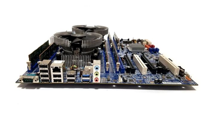 Комплект: Материнська плата Lenovo C30 / LGA2011 / 2x Intel Xeon E5-2660 v2 (10 (20) ядер по 2.2 - 3.0 GHz) / 64 GB DDR3 + 2x кулер ID-Cooling DK-01T б/в - зображення 3