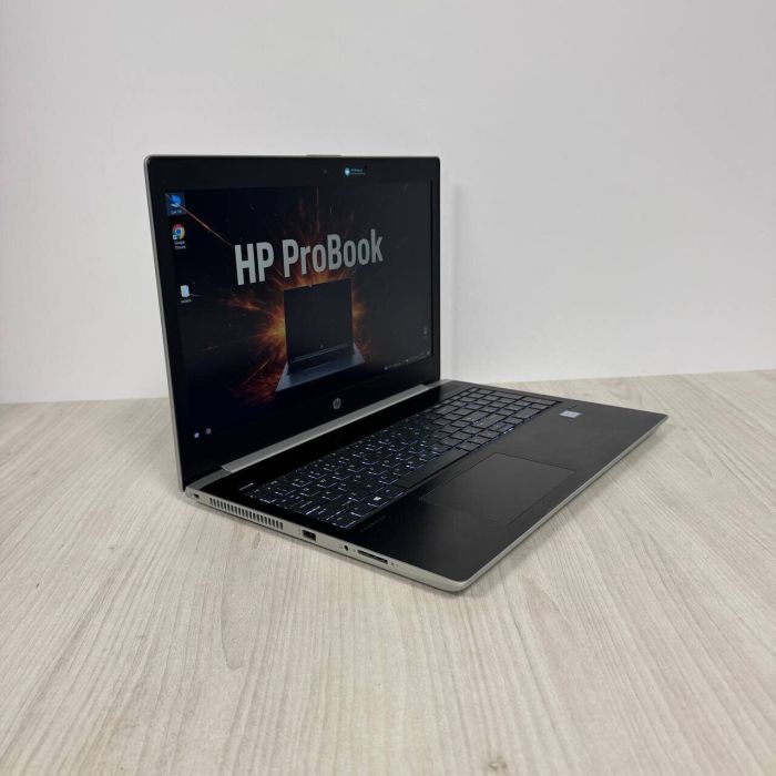 Ноутбук Б-клас HP ProBook 450 G5 / 15.6" (1920x1080) IPS / Intel Core i5-8250U (4 (8) ядра по 1.6 - 3.4 GHz) / 8 GB DDR4 / 256 GB SSD NVMe / Intel UHD Graphics 620 / WebCam б/в - зображення 4