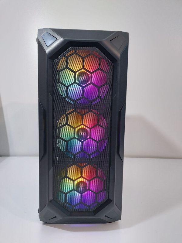 Ігровий ПК 1stPlayer FireBase X6 Tower / Intel Core i5-8400 (6 ядер по 2,8 - 4,0 ГГц) / 24 ГБ DDR4 / 128 ГБ SSD M.2 + 512 ГБ SSD / nVidia GeForce GTX 1660 Ti, 6 ГБ GDDR6, 192-біт / 550 Вт б/в - зображення 2