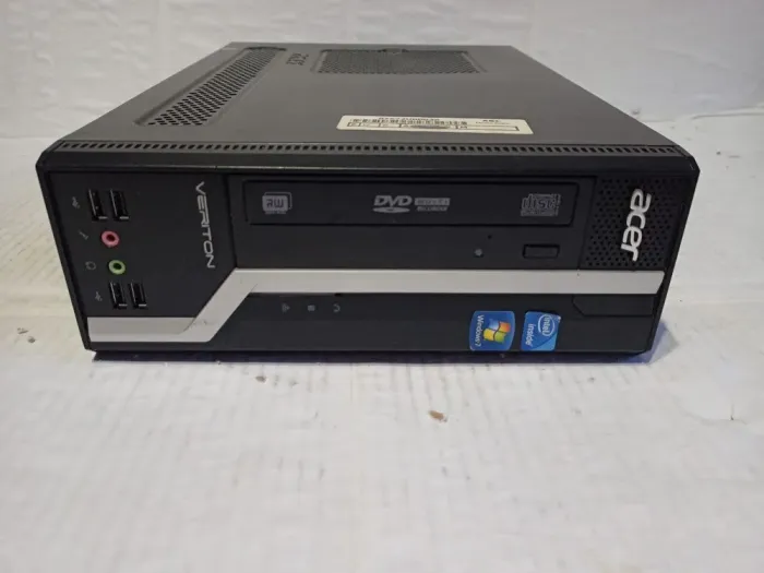 Системний блок Acer Veriton X2611G SFF / Intel Core i5-2500 (4 ядра по 3.3-3.7 GHz) / 8GB DDR3 / 500GB HDD / HD Graphics 2000 / DVD-RW / Win 7 б/в - зображення 2