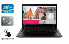 Ультрабук Lenovo ThinkPad x390 / 13.3" (1920x1080) IPS Touch / Intel Core i7-8565U (4 (8) ядра по 1.8 - 4.6 GHz) / 8 GB DDR4 / 512 GB SSD / Intel UHD Graphics / WebCam / TouchID / Windows 10 б/в