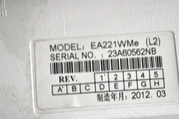 Монітор Б-клас NEC MultiSync EA221WMe / 22" (1680x1050) TN / VGA, DVI, USB / Вбудовані колонки 2x 1W / VESA 100x100 б/в - зображення 6