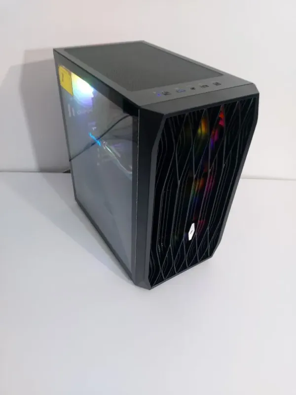 Ігровий ПК 1stPlayer Ariya AY7 Tower / Intel Core i5-9400 (6 ядер по 2.9 - 4.1 GHz) / 16 GB DDR4 / 480 GB SSD + 512 GB SSD M.2 / AMD Radeon RX 590, 8 GB GDDR5, 256-bit / 500W б/в - зображення 3