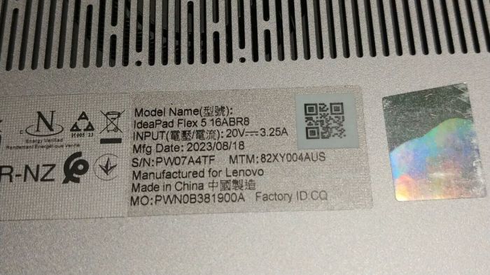 Ультрабук Б-клас Lenovo IdeaPad Flex 5 16ABR8 / 16" (1920x1200) IPS Touch / AMD Ryzen 7 7730U (8 (16) ядер по 2.0 - 4.5 GHz) / 16 GB DDR4 / 256 GB SSD / AMD Radeon Vega Graphics / WebCam / Win 11 б/в - зображення 13