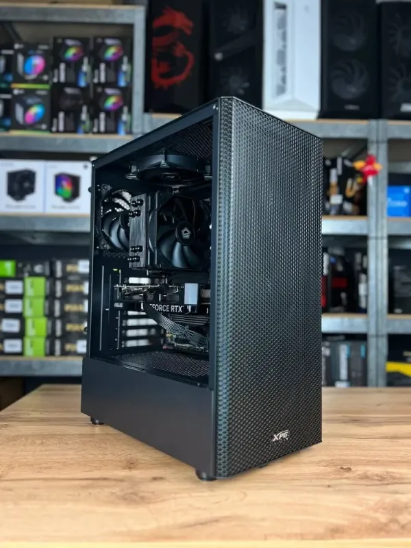 Ігровий ПК A-Data XPG Valor Mesh C Black Tower / AMD Ryzen 5 7500F (6 (12) ядра по 3.7 - 5.0 GHz) / 32 GB DDR5 / 1000 GB SSD M.2 / nVidia GeForce RTX 4060, 8 GB GDDR6, 128-bit / 750W / HDMI - зображення 3