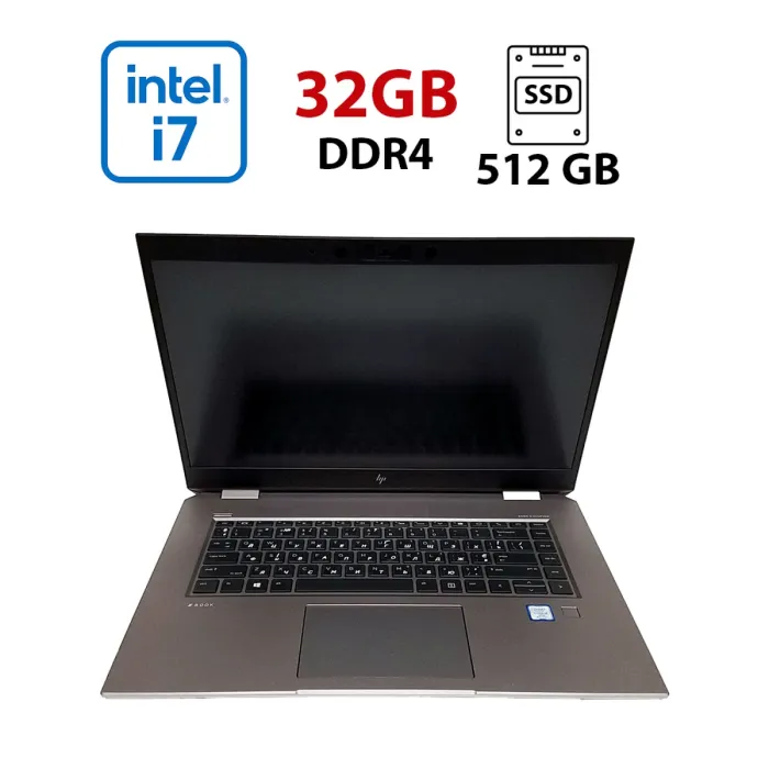 Ноутбук Б-клас HP ZBook Studio G5 / 15.6" (1920x1080) IPS / Intel Core i7-8850H (6 (12) ядер по 2.6 - 4.3 GHz) / 32 GB DDR4 / 512 GB SSD M2 NVMe / Intel UHD Graphics 630 / WebCam / Win 10 Pro Lic б/в - зображення 1