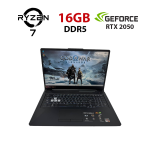 Ігровий ноутбук Б-класу Asus TUF FA706N / 17,3" (1920x1080) IPS / AMD Ryzen 7 7435HS (8 (16) ядер по 3,1 - 4,5 ГГц) / 16 ГБ DDR5 / 512 ГБ SSD / nVidia GeForce RTX 2050, 4 ГБ GDDR6, 64-біт / WebCam б/в