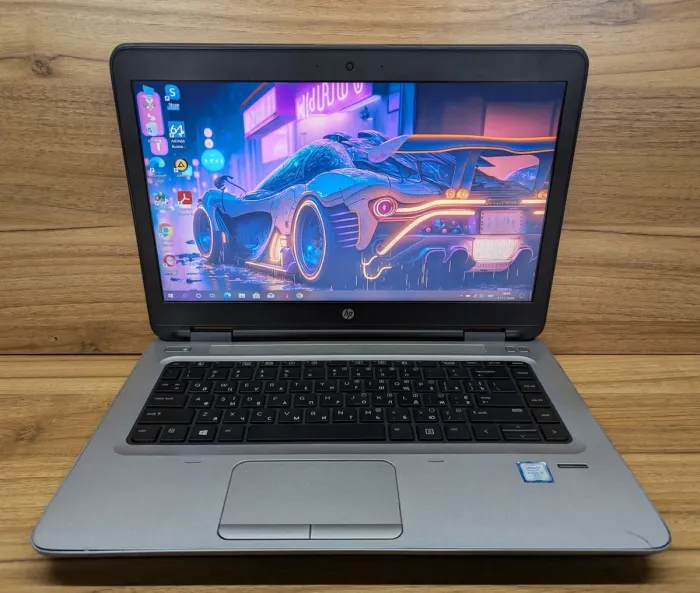 Ноутбук Б-клас HP ProBook 640 G2 / 14" (1920x1080) IPS / Intel Core i7-6600U (2 (4) ядра по 2.6 - 3.4 GHz) / 8 GB DDR4 / 240 GB SSD / Intel HD Graphics 520 / WebCam / Fingerprint / Windows 10 б/в - зображення 2