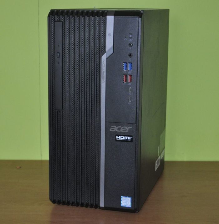 Комп'ютер Б-класу Acer Veriton S4660G Tower / Intel Core i5-8400 (6 ядер по 2,8 - 4,0 ГГц) / 12 ГБ DDR4 / 256 ГБ SSD / Intel UHD Graphics 630 / Windows 11 Pro б/в - изображение 3