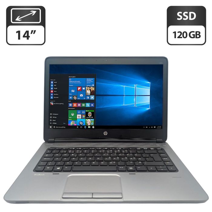 Ноутбук Б-клас HP ProBook 640 G1 / 14" (1366x768) TN / Intel Core i3-4000M (2 (4) ядра по 2.4 GHz) / 8 GB DDR3 / 120 GB SSD / Intel HD Graphic 4600 / WebCam б/в - изображение 1