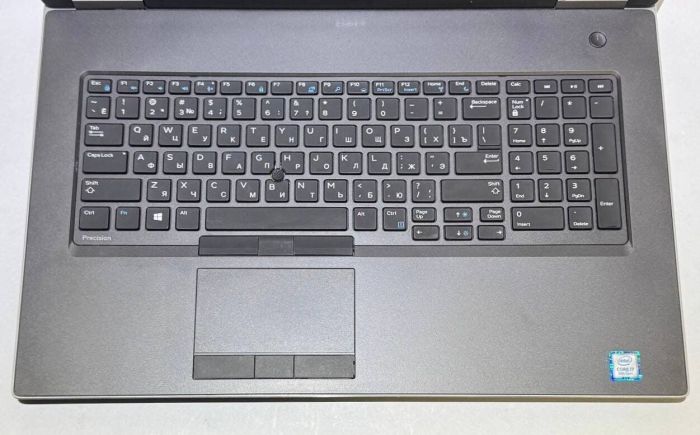 Мобільна робоча станція Dell Precision 7740 / 17,3" (1920x1080) IPS / Intel Core i7-9750H (6 (12) ядер по 2,6 - 4,5 ГГц) / 32 ГБ DDR4 / 512 ГБ SSD / nVidia Quadro RTX 3000, 6 ГБ GDDR6, 192-біт / WebCam б/в - зображення 3