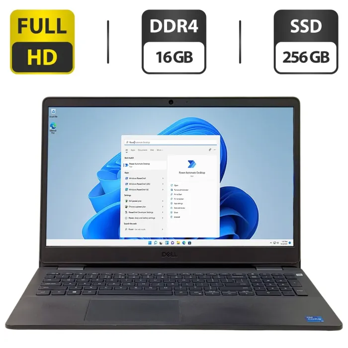 Ноутбук Б-клас Dell Vostro 3500 / 15.6" (1920x1080) IPS / Intel Core i5-1135G7 (4 (8) ядра по 2.4 - 4.2 GHz) / 16 GB DDR4 / 256 GB SSD / Intel Iris Xe Graphics / WebCam / Windows 11 Pro б/в - зображення 1