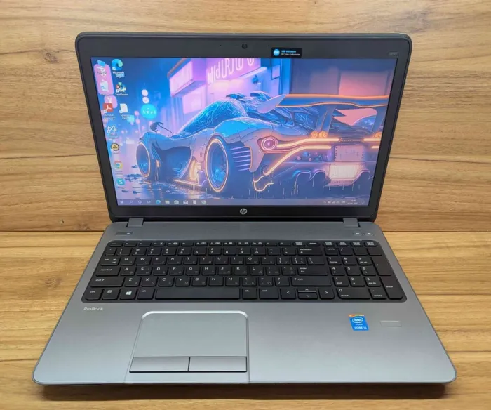 Ноутбук HP ProBook 450 G1 / 15.6" (1366x768) TN / Intel Core i5-4200M (2 (4) ядра по 2.5 - 3.1 GHz) / 8 GB DDR3 / 240 GB SSD / Intel HD Graphics 4600 / WebCam / Fingerprint / Windows 10 б/в - зображення 2