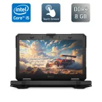 Захищений ноутбук Dell Rugged Latitude 5414 / 14" (1920x1080) IPS Touch / Intel Core i5-6300U (2 (4) ядра по 2,4 - 3,0 ГГц) / 8 ГБ DDR4 / 240 ГБ SSD / Intel HD Graphics 520 / Сканер відбитків пальців / Веб-камера / Windows 10 б/в