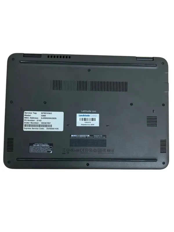 Ноутбук Dell Latitude 3300 / 13.3" (1366x768) TN / Intel Core i5-8250U (4 (8) ядра по 1.6 - 3.4 GHz) / 8 GB DDR4 / 240 GB SSD / Intel HD Graphics 620 / WebCam / Win 10 Home б/в - зображення 6