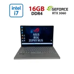 Ігровий ноутбук Asus ROG Zephyrus G14 GA401QM / 14" (1920x1080) IPS / AMD Ryzen 7 5800HS (8 (16) ядер по 2,8 - 4,4 ГГц) / 16 ГБ DDR4 / 512 ГБ SSD / nVidia GeForce RTX 3060, 6 ГБ GDDR6, 192-біт б/в