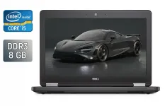 Нетбук Б-клас Dell Latitude E5250 / 12.5" (1366x768) TN / Intel Core i5-4210U (2 (4) ядра по 1.7 - 2.7 GHz) / 8 GB DDR3 / 240 GB SSD / Intel HD Graphics 4400 / WebCam / Windows 10 б/в