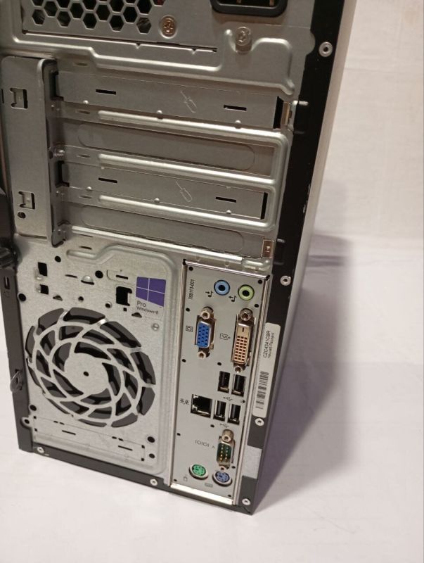 ПК Б-клас HP ProDesk 400 G2 Tower / Intel Core i5-4590S (4 ядра по 3.0 - 3.7 GHz) / 8 GB DDR3 / 256 GB SSD / Intel HD Graphics 4600 / DVD-RW б/в - зображення 5