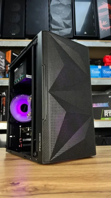 Ігровий ПК ProLogix E113 Black NEW / Intel Core i3-12100F NEW (4 (8) ядер 3,3 - 4,3 ГГц) / 16 ГБ DDR4 / 480 ГБ SSD NEW / nVidia GeForce GTX 1660 Ti, 6 ГБ GDDR6, 192-біт / 500 Вт NEW б/в - зображення 4