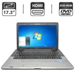 Ноутбук Medion Akoya E7218 / 17.3" (1600x900) TN / Intel Core i3-2310M (2 (4) ядра по 2.1 GHz) / 6 GB DDR3 / 750 GB HDD / Intel HD Graphics / WebCam / DVD-ROM / АКБ не тримає заряд б/в