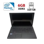 Ноутбук Toshiba 17 / 17.3" (1600x900) TN / Intel Pentium 2020M (2 ядра по 2.4 GHz) / 6 GB DDR3 / 320 GB HDD / Intel HD Graphics / WebCam б/в