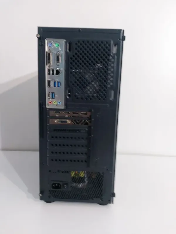 Комплект ПК: DarkFlash Aquarius Mesh Tower / Intel Core i5-7400 (4 ядра по 3.0 - 3.5 GHz) / 32 GB DDR4 / 240 GB SSD M.2 + 500 GB HDD / AMD Radeon RX 570, 8 GB GDDR5, 256-bit / 600W + Монітор LG 24MB37PM-B / 24" (1920x1080) IPS б/в - зображення 7