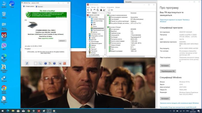 Ноутбук-трансформер Lenovo ThinkPad S5 Yoga 15 / 15.6" (1920x1080) IPS Touch / Intel Core i7-5500U (2 (4) ядра по 2.4 - 3.0 GHz) / 16 GB DDR3 / 512 GB SSD / nVidia GeForce 840M, 2GB DDR3, 64-bit / WebCam б/в - зображення 9