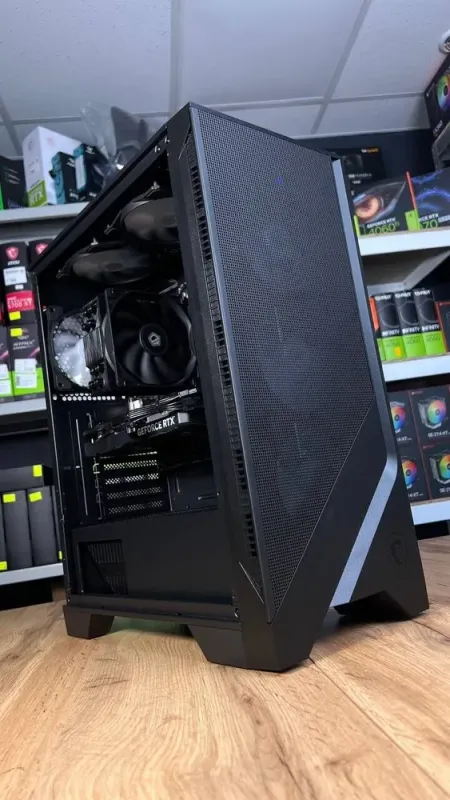 Збірка під замовлення: ігровий ПК MSI MAG Forge 120A Airflow Tower / AMD Ryzen 5 8400F (6 (12) ядер по 4.2 - 4.7 GHz) / 32 GB DDR5 / 1000 GB SSD M.2 / nVidia GeForce RTX 4060, 8 GB GDDR6, 128-bit / 650W - зображення 2