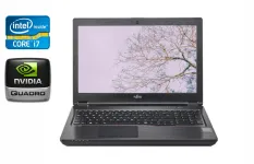 Мобільна робоча станція Б-клас Fujitsu Celsius H780 / 15.6" (1920x1080) IPS / Intel Core i7-8750H (6 (12) ядер по 2.2 - 4.1 GHz) / 32 GB DDR4 / 512 GB SSD / nVidia Quadro P600, 4 GB GDDR5, 128-bit / 4G / HDMI / Windows 10 б/в