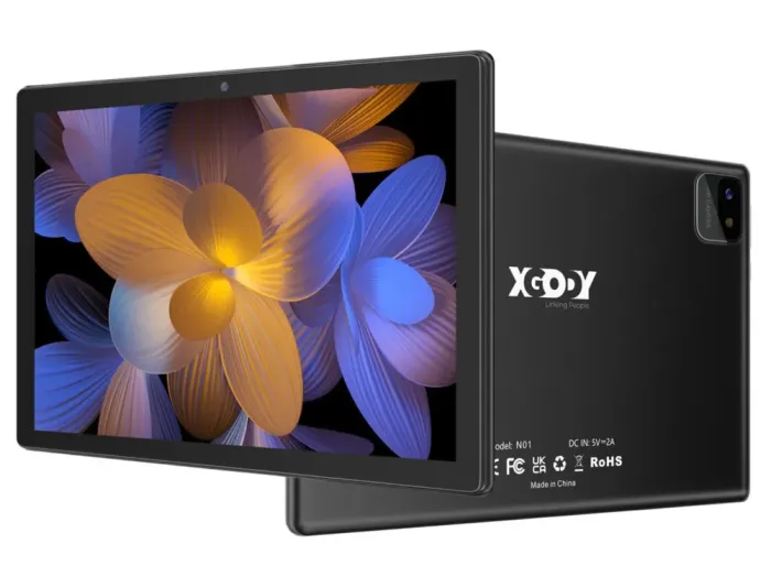 Планшет XGODY N01 / 10.1" (1280x800) IPS Touch / MediaTek MT8175B (4 ядра по 2.0 GHz) / 4 GB DDR3 / 64 GB eMMC / Mali G52 / WebCam / Android 11 б/в - зображення 1