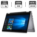 Ультрабук-трансформер Dell Latitude 3310 2-in-1 / 13.3" (1920x1080) IPS Touch / Intel Core i3-8145U (2 (4) ядра по 2.1 - 3.9 GHz) / 8 GB DDR4 / 240 GB SSD M.2 / Intel UHD Graphics / WebCam / Windows 10 б/в