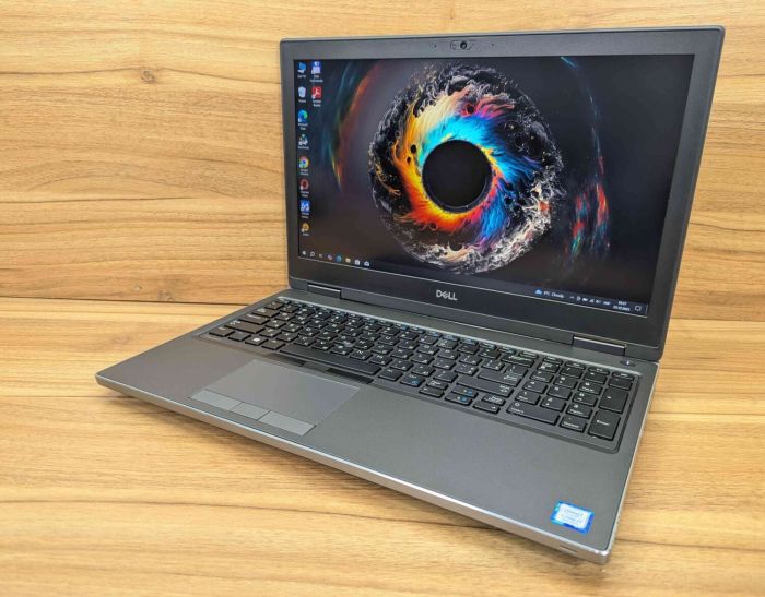 Мобільна робоча станція Dell Precision 7540 / 15,6" (1920x1080) IPS / Intel Core i7-9850H (6 (12) ядер по 2,6 - 4,6 ГГц) / 32 ГБ DDR4 / 512 ГБ SSD / nVidia Quadro T2000, 4 ГБ GDDR5, 128-біт / WebCam / Windows 10 б/в - изображение 5