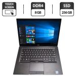 Ноутбук Dell Latitude 7480 / 14" (1920x1080) IPS Touch / Intel Core i5-6300U (2 (4) ядра по 2.4 - 3.0 GHz) / 8 GB DDR4 / 256 GB SSD / Intel HD Graphics 520 / WebCam б/в
