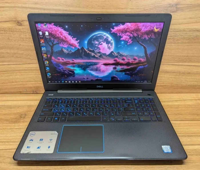 Ігровий ноутбук Dell G3 3579 / 15.6" (1920x1080) IPS / Intel Core i5-8300H (4 (8) ядра по 2.3 - 4.0 GHz) / 16 GB DDR4 / 512 GB SSD / nVidia GeForce GTX 1060, 6 GB GDDR5, 192-bit / WebCam / Windows 10 б/в - зображення 2