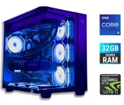 Ігровий ПК Tower / Intel Core i9-14900K (24 (32) ядра по 3,2 - 6,0 ГГц) / 32 ГБ DDR5 / 2000 ГБ SSD / nVidia GeForce RTX 5070 Ti, 16 ГБ GDDR7, 256-біт / 850 Вт б/в