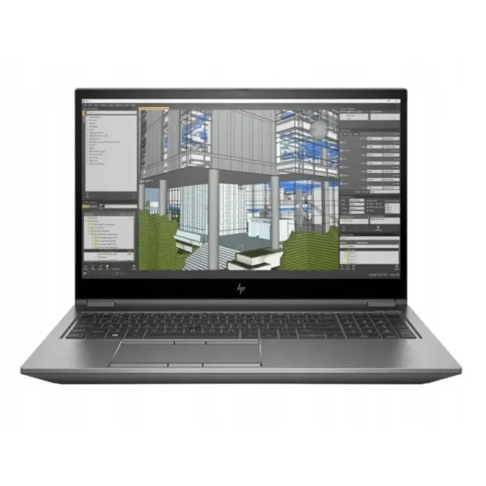 Мобільна робоча станція HP ZBook Fury 15 G7 / 15,6" (1920x1080) IPS / Intel Core i7-10750H (6 (12) ядер по 2,6 - 5,0 ГГц) / 8 ГБ DDR4 / 240 ГБ SSD / nVidia Quadro T2000 Max-Q, 4 ГБ GDDR6, 128-біт / WebCam б/в - зображення 2