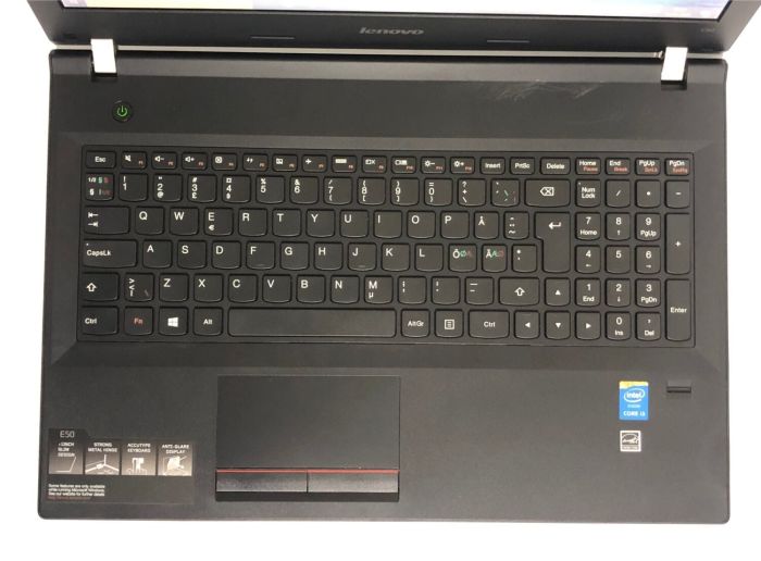 Ноутбук Б-клас Lenovo IdeaPad E50-70 / 15.6" (1366x768) TN / Intel Core i3-4005U (2 (4) ядра по 1.7 GHz) / 8 GB DDR3 / 500 GB HDD / Intel HD Graphics 4400 / WebCam / DVD-ROM / Win 10 Pro б/в - зображення 8