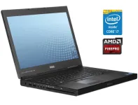 Мобільна робоча станція Dell Precision M4700 / 15.6" (1920x1080) TN / Intel Core i7-3820QM (4 (8) ядра по 2.7 - 3.7 GHz) / 8 GB DDR3 / 256 GB SSD / AMD FirePro M4000, 1 GB GDDR5, 128-bit / DVD-ROM / WebCam / Win 10 Pro б/в