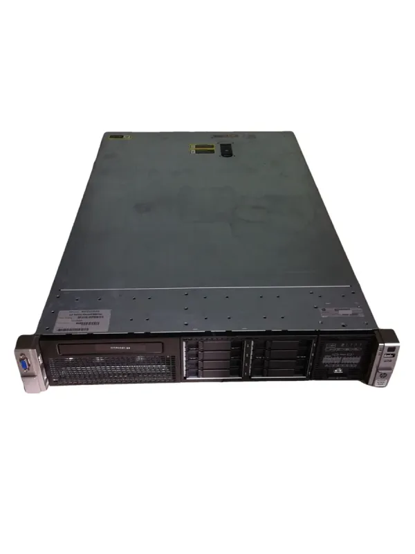 Сервер 2U HP ProLiant DL380p G8 SFF / 2 x Intel Xeon E5-2620 (6(12)ядер по 2.0-2.5GHz) / 64GB DDR3 / NO HDD / 2 x 460W / SAS, SATA б/в - зображення 2